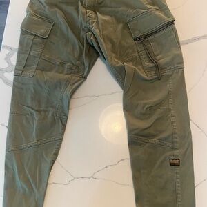 G-Star Men's Green Cargo Pants
